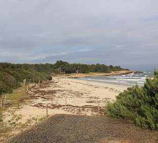 Bucht von Sa Coma mit Regenbogen 
