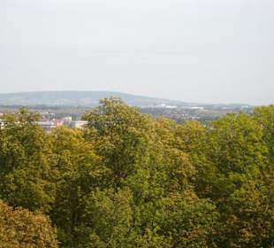 Blick vom Aussichtsturm in die Stadt