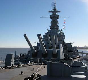 USS Alabama im Battleship Memorial Park in Mobile
