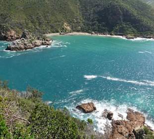 Blick auf die Einfahrt in die Lagune