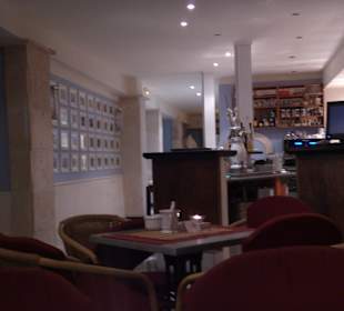 Das Café innen