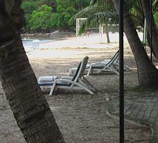 Rechte Seite vom Strand 