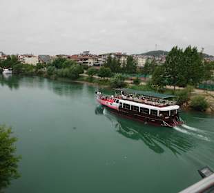 Ausblick von der Fußgängerbrücke
