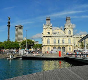 Blick von der "Rambla de Mar"