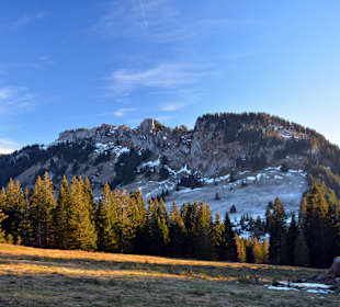 Sonnenuntergang am Riedbergpass