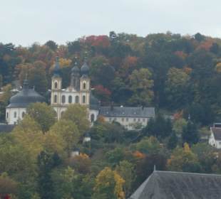 Blick von der Alten Mainbrücke zum Käppele