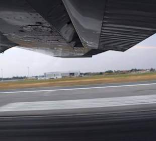 Landeanflug Albrecht Dürer Flughafen