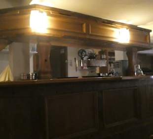 Beim Abendessen im Taj Mahal