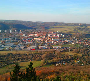 Blick vom Jenzig in Richtung Jena-Nord
