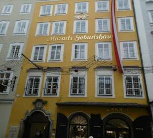 Mozarts Geburtshaus in Salzburg