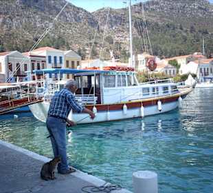 Hafen auf der griechischen Insel Kastellorizo