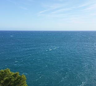 Aussichtsplattform am Ende der nörtlichen Bucht