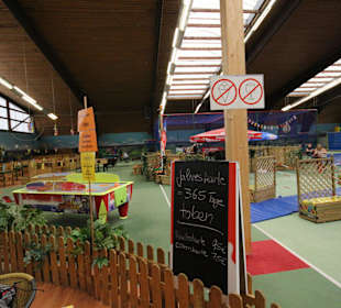 Spele Paradies in Tennishalle