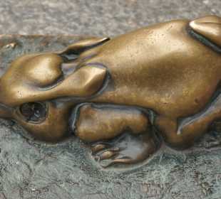 Der kleine Hase auf dem Tiergärtnertorplatz