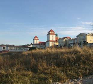 Düne mit Blick aufs Kurhaus