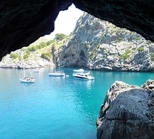 Majorka - Sa Calobra - skalne okno 