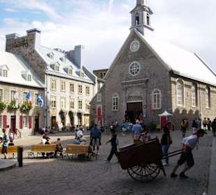 in der "Basse Ville" in Quebec City