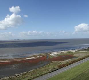 Ausblick vom Campener Leuchtturm