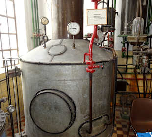 Kessel in der alten Kornbrennerei