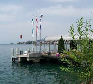 Die Uferpromenade am Genfer See