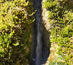 Kleine Mini-Wasserfälle