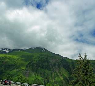Die Aussicht von der Strecke aus