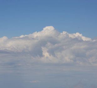 Auf Wolkenhöhe