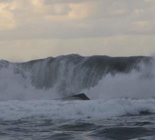 Hoher Wellengang vor Punta Brava