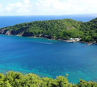 Blick vom Fort auf die zu verteidigende Küste