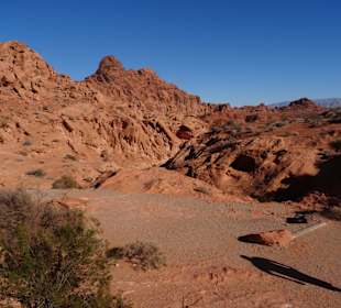 Im Valley of Fire unterwegs