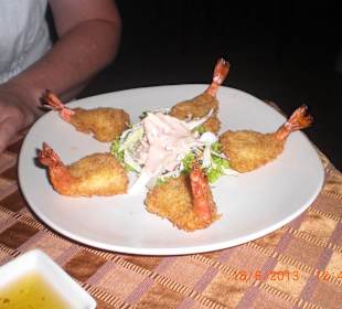 Shrimps frittiert