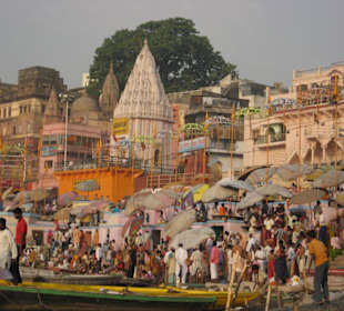 Ghats bei Sonnenaufgang
