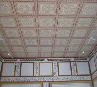 Oecus / ein Saal in der Herberge 