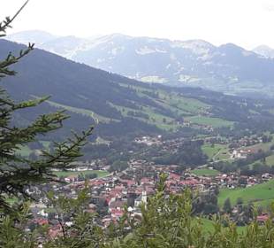 Blick auf Bad Hindelang