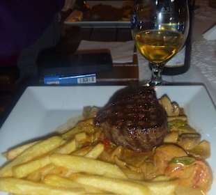 Steak mit Pilzen - lecker