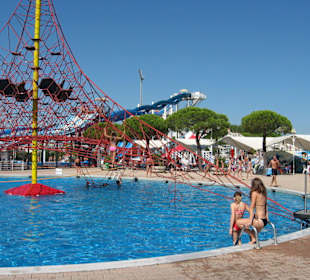 Kletternetz im Aquapark