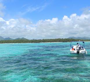 Fahrt zur Ile aux Cerfs