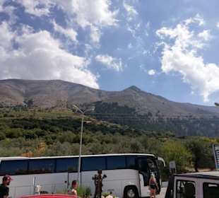 Blick auf die Berge bei Embona