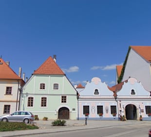 Altstadtimpressioien aus Rathausturm von Třeboň 