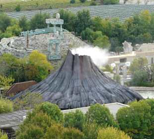 Vulkan vor dem Ausbruch