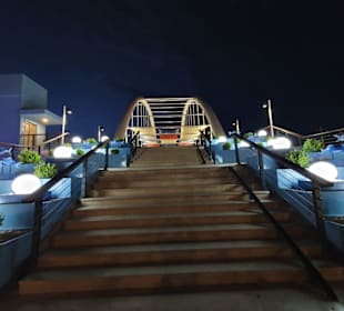 Stahlbrücke Manavgat bei Nacht