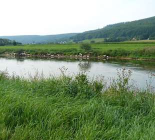 Blick auf das Weser Bergland