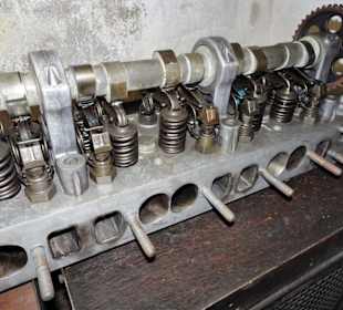 Motormodell im Industreimuseum