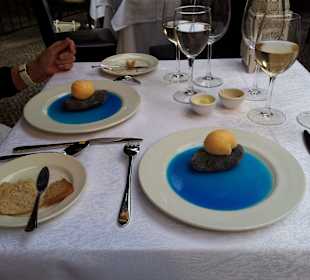Sorbet aufs Haus im Restaurant Do Forte