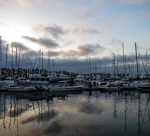 Der Jachthafen direkt am Hotel