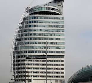 Das Atlantic-Hotel mit der Aussichtsplattform