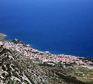 Blick auf Bol vom Vidova Gora