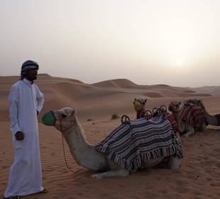 Kameltour zum Sonnenaufgang