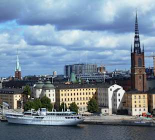 Blick vom Katarinahissen auf Stockholm