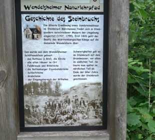 Wanderweg - Alter Steinbruch Pfaffenberg Runde